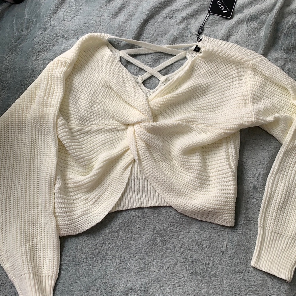 White sweater